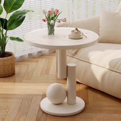 Modern White Panel Table Lamp 55cm Minimalist Desk Light Decor