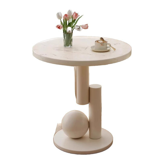 Modern White Panel Table Lamp 55cm Minimalist Desk Light Decor